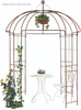 Sustainable Black garden arch for Wedding
