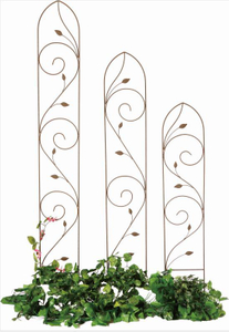 Metal Trellis for Flowers Iron Wire Garden Obelisk for Plants (TR090011)