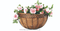 Metal Garden Wall Basket with Coco Liner (Xy15050/Xy15051)