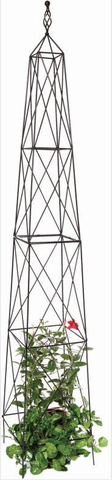 Flower Metal Obelisk Iron Wire Trellis Garden Climbing Frame 