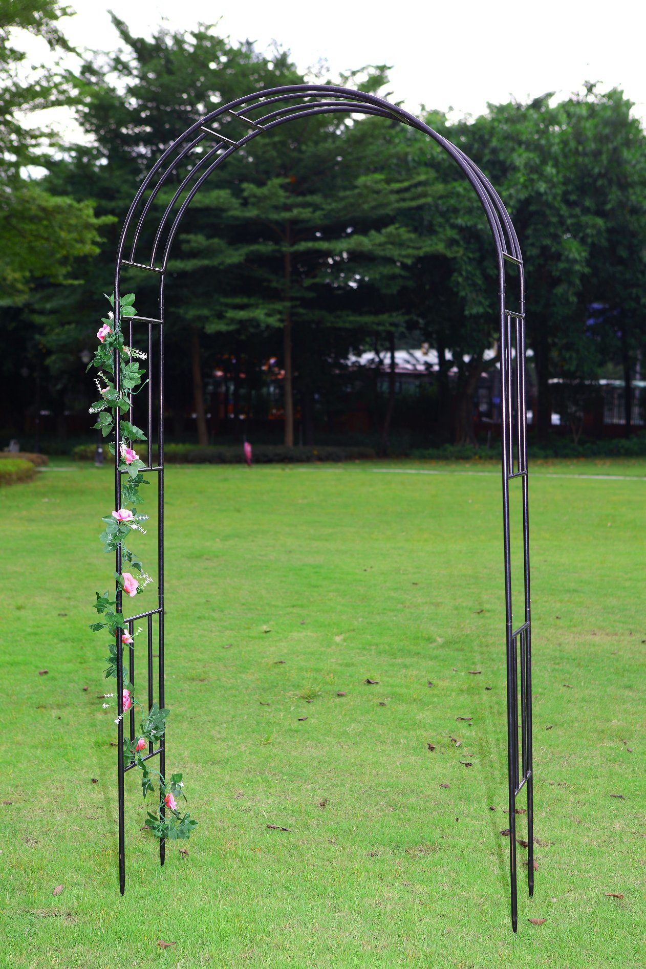Iron Rose Garden Arch Metal Pergola Wedding Arch from China ...