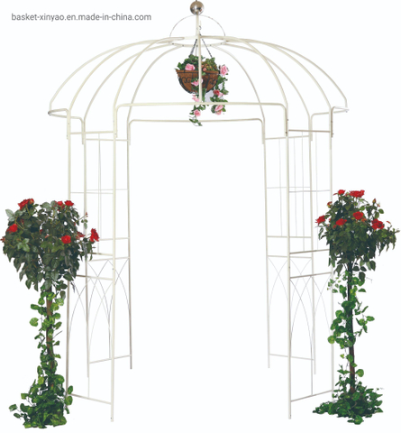 Sustainable Black garden arch for Wedding