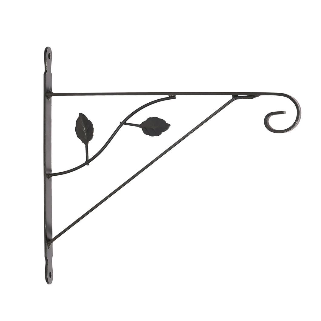 Factory Price Cast Iron Wall Plant Hanging Plant Hooks Bracket for Indoor and Outdoor Plants