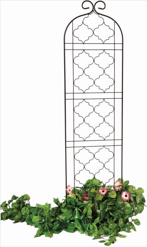 Metal Trellis for Flowers Iron Wire Garden Obelisk (TR090020)