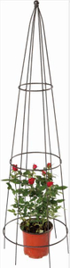 Simple Metal Obelisk for Flowers Iron Wire Trellis for Gardening