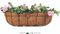 Decorative Metal Flower Wall Basket with Coco Liner (Bw090005)