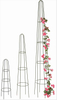 Metal Obelisk for Flowers Iron Wire Trellis Flower Climbing Frame For Plants