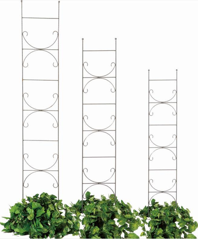 Metal Trellis for Flowers Iron Wire Obelisk for Gardening