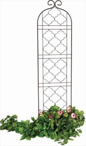 Metal Trellis for Flowers Iron Wire Garden Obelisk (TR090020)