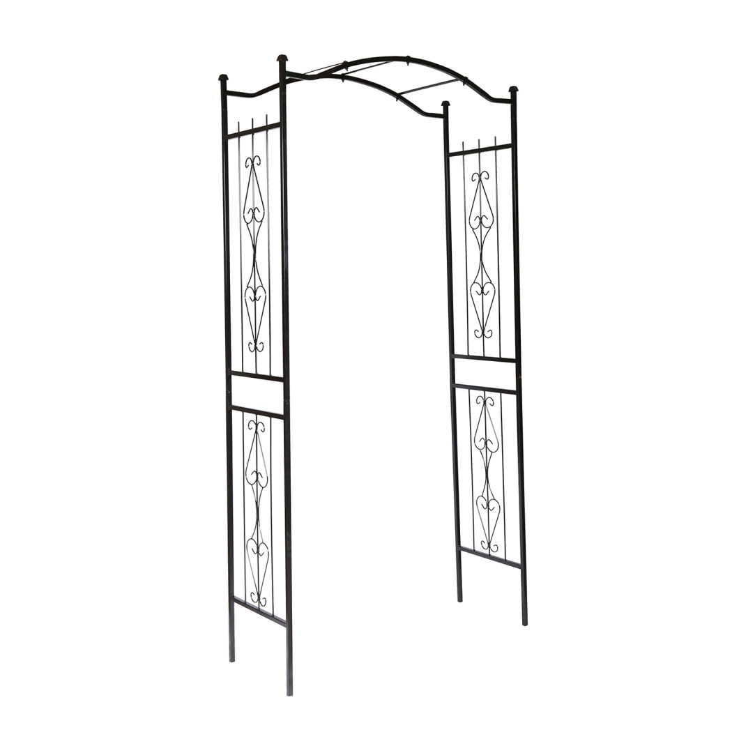 Retangular Iron Garden Arches Metal Pergola Wedding Arch