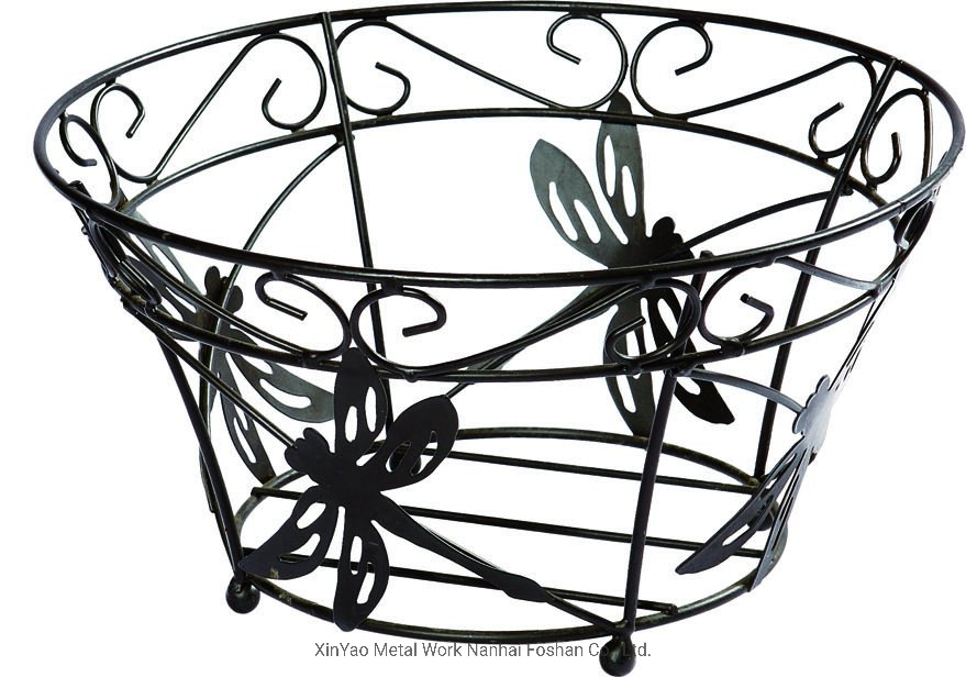Butterfly Type Metal Flower Ground Basket / Planter Stand (BH090092)