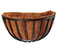 Half Round Twisted Wall Basket with Coco Liner (Xy61426)