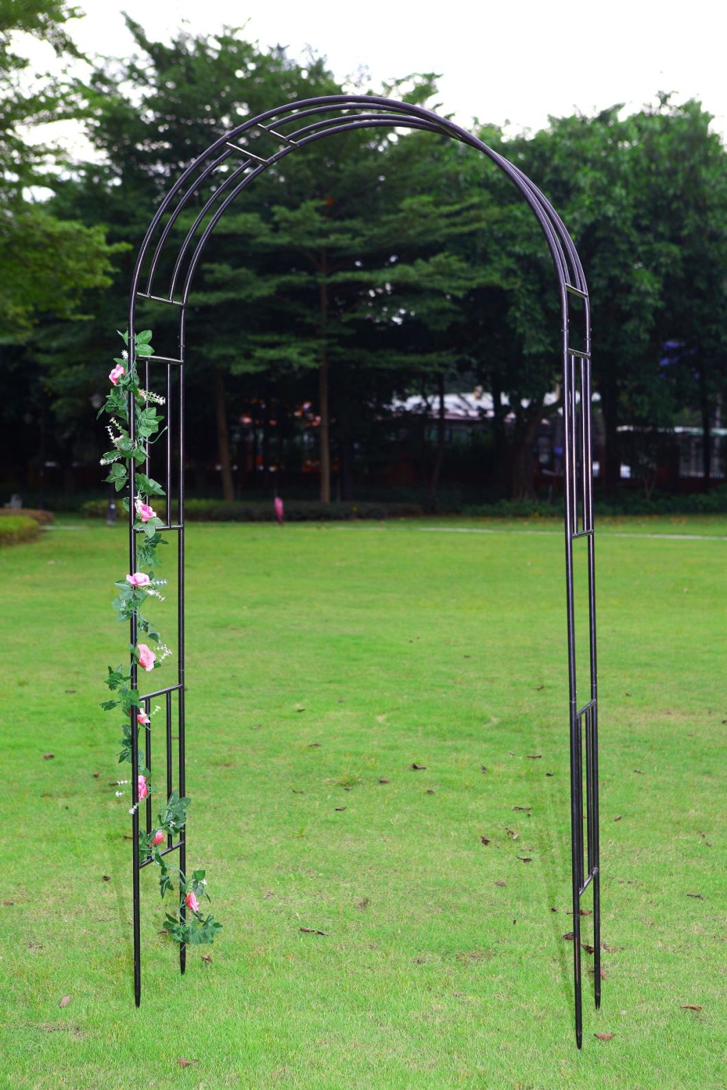 Iron Rose Garden Arch Metal Pergola Wedding Arch Xy1171548